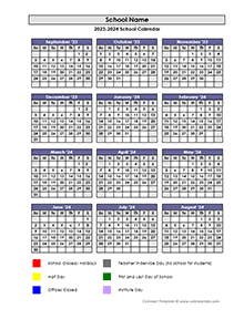 2024 Customizable Yearly Sep Calendar