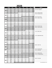 Free 2024 Excel Calendar For Project Management