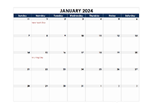 2024 Excel Calendar Spreadsheet Template