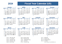 2024-2025 Fiscal Planner USA