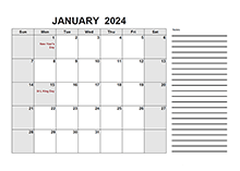 2024 free calendar pdf