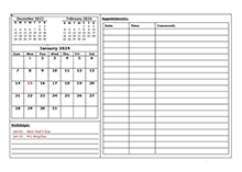 2024 Monthly Appointment Calendar