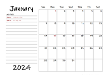 2024 Calendar, Monthly Calendars, with Calendar maker ✓ PDF, Excel and  Image file - free download and printable