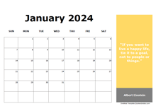 2024 Monthly Onenote Calendar With Quotes