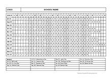 2024 One Page School Calendar Jul