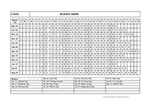 2024 One Page School Calendar Sep