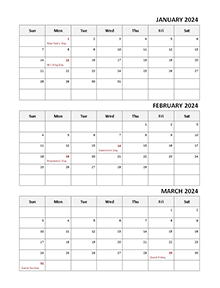 Free 2024 Family Calendar Templates - CalendarLabs