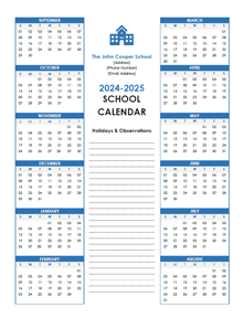 2024 2025 School Year Calendar Templates Klara Michell