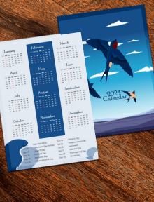 At A Glance Pocket Calendar 2024