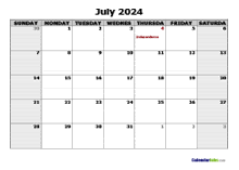 July 2024 Planner Template