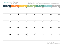 July 2024 Planner Template