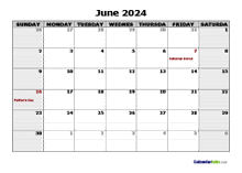 June 2024 Planner Template