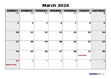 March 2024 Planner Template