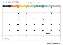 March 2024 Planner Template