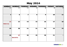 May 2024 Planner Template