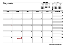 May 2024 Calendar | CalendarLabs
