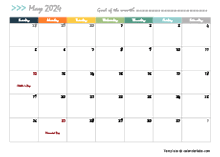 May 2024 Planner Template