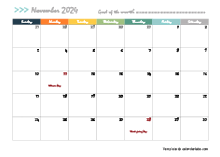 November 2024 Planner Template