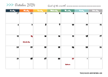 October 2024 Planner Template