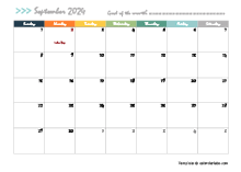 September 2024 Planner Template