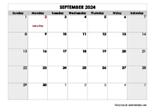 September 2024 Printable Calendar