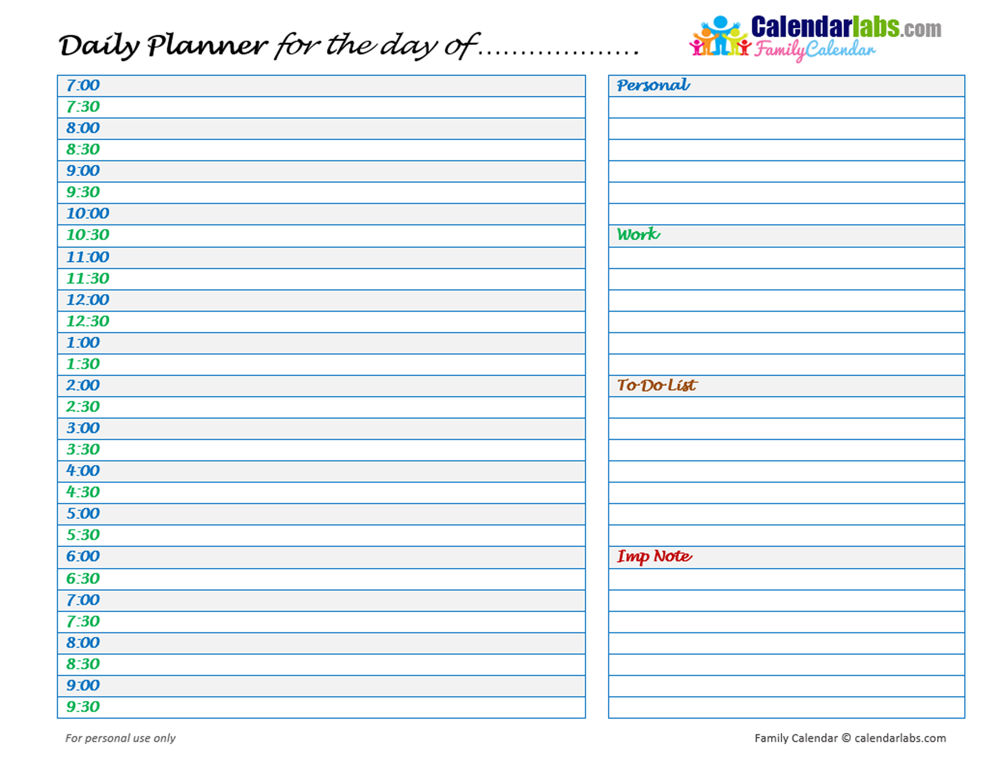 2025 Family Daily Planner Free Printable Templates 2025 Family Daily Planner Free Printable Templates