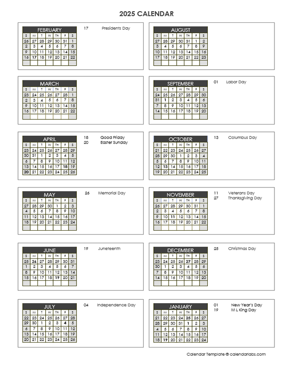 2025 Accounting Close Calendar 4-4-5