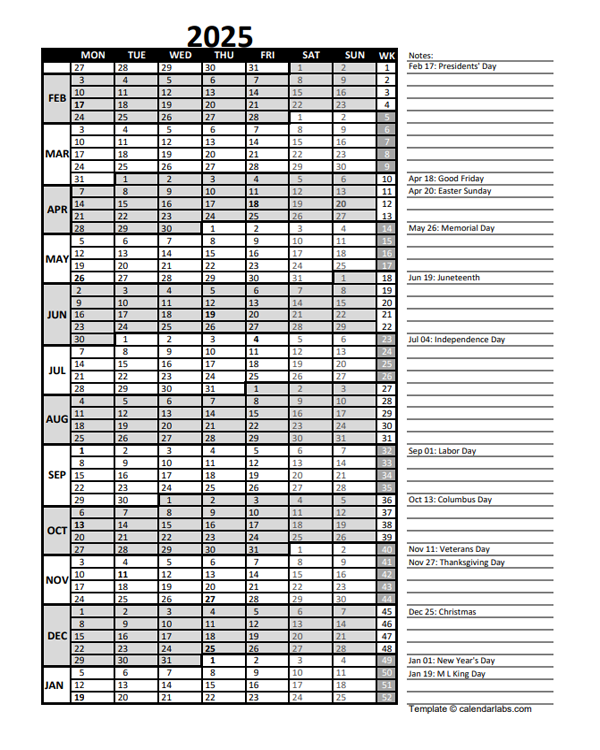 2025 Accounting-Month-End-Close-Calendar