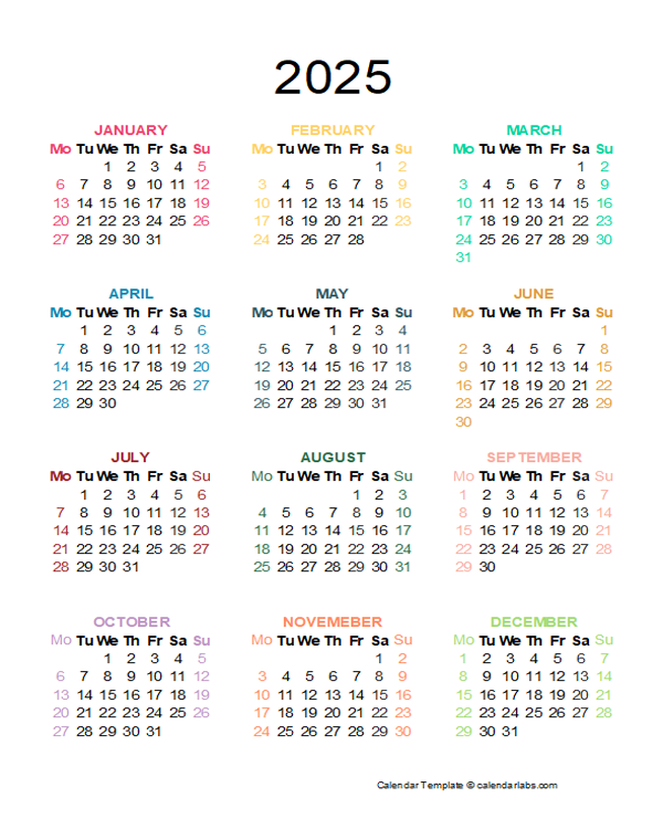 How To Create A 2025 Calendar In Excel Document Using Wylma Anne Corinne