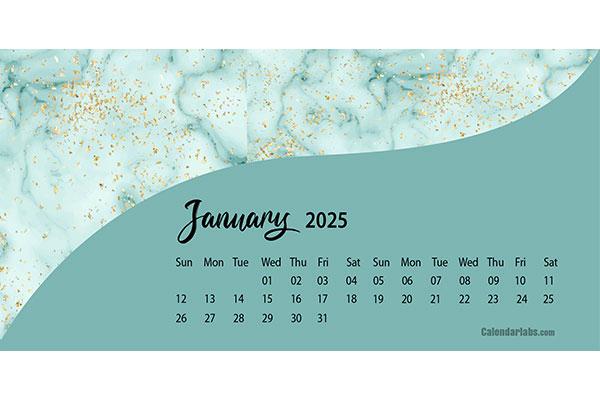 2025 Desk Calendar Printable