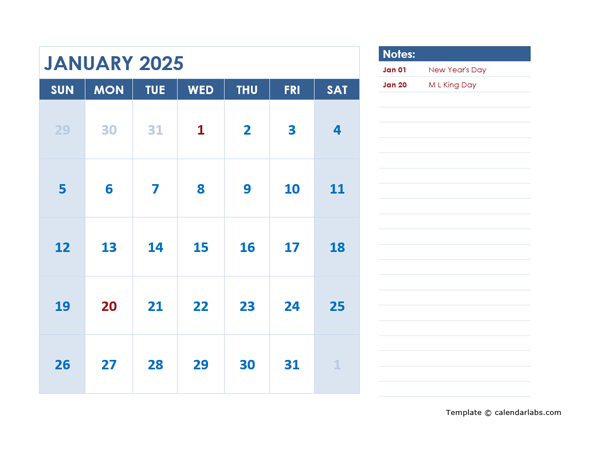 2025-calendar-with-holidays-printable