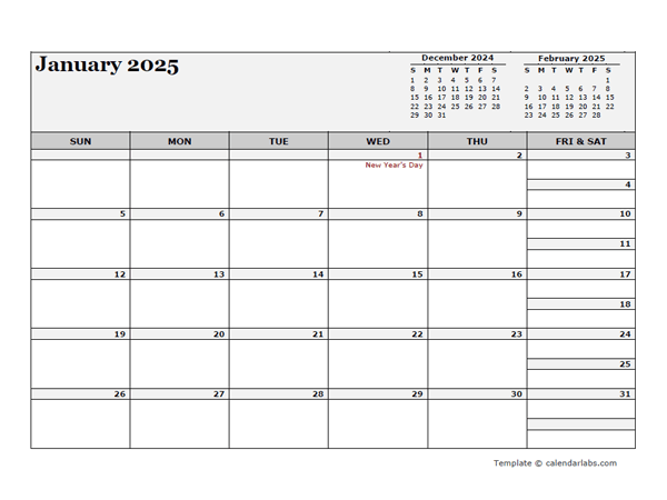 2025 Thailand Calendar For Vacation Tracking