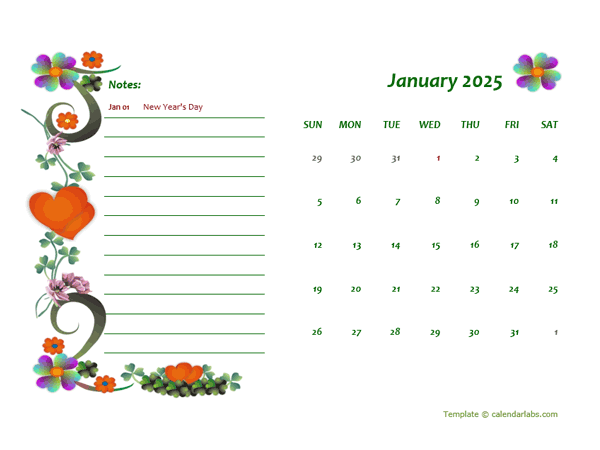 2025 Thailand Calendar Free Printable Template
