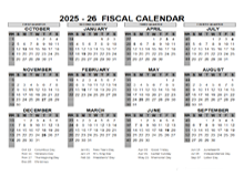 2025 US Fiscal Year Template