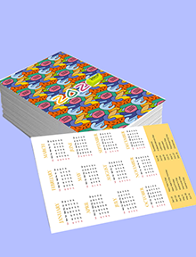 2025 Abstract Pocket Calendar