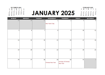 2025 Calendar Planner Singapore Excel
