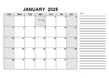 2025 Calendar with Canada Holidays PDF