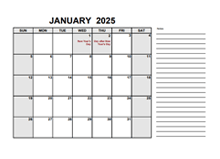 2025 Calendar with New Zealand Holidays PDF
