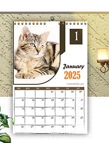 2025 Cat Wall Calendar