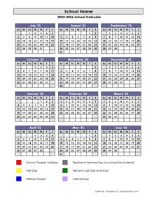2025 Customizable Yearly Jul-Jun Calendar