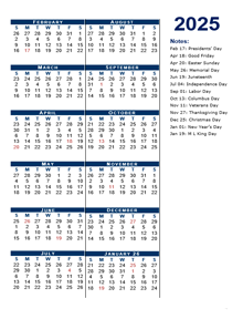 2025 Fiscal Period Calendar 4-4-5