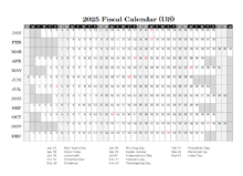 2025 Fiscal Calendar USA