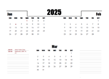 2025 Germany Quarterly Planner Template