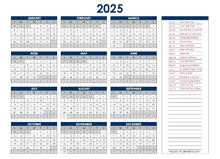 2025 Hong Kong Annual Calendar with Holidays