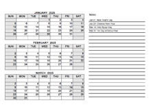 2025 Indonesia Quarterly Calendar with Holidays