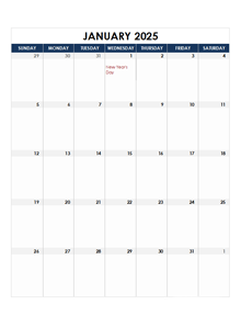 2025 Ireland Calendar Spreadsheet Template