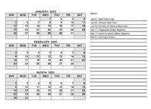 2025 Malaysia Quarterly Calendar with Holidays