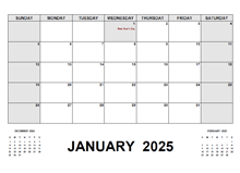 2025 Monthly Planner with South Africa Holidays