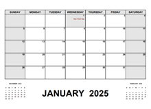 2025 Monthly Planner with UAE Holidays