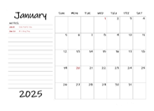 2025 Monthly Schedule Word Template